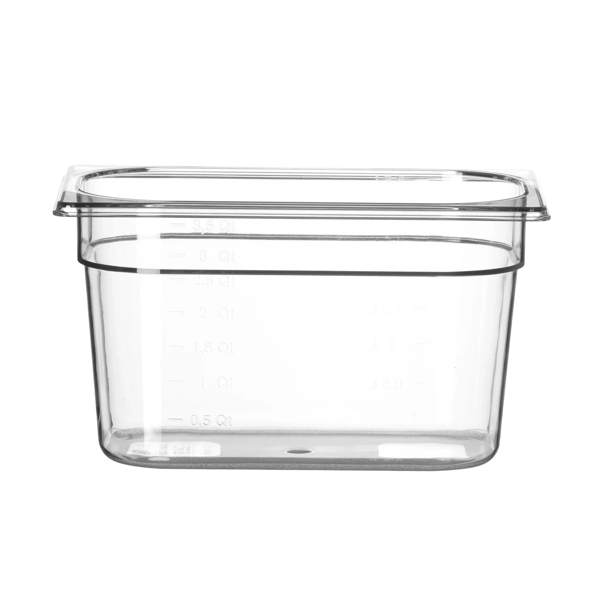 GN-behållare transparent
