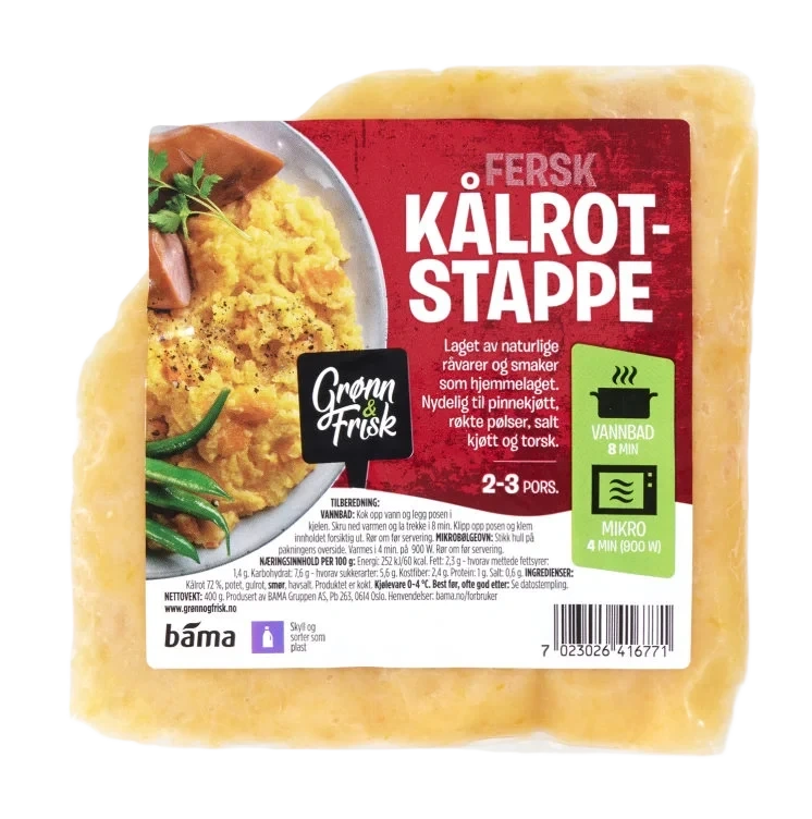 Kålrotstappe 400g Grønn&Frisk