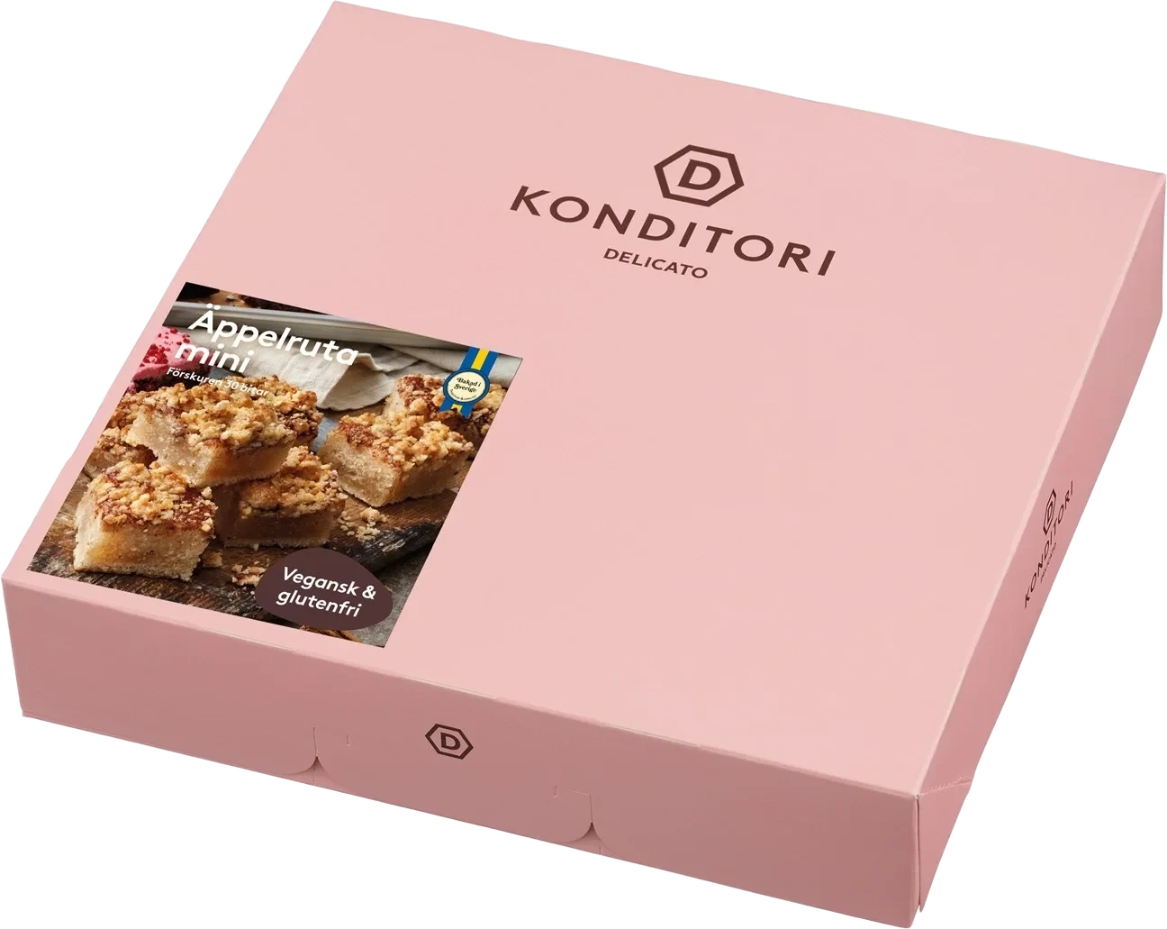 Eplekake Glutenfri og Vegansk 30 Biter Delicato