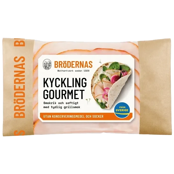 Kyckling Gourmet Grillad 100g Brödernas