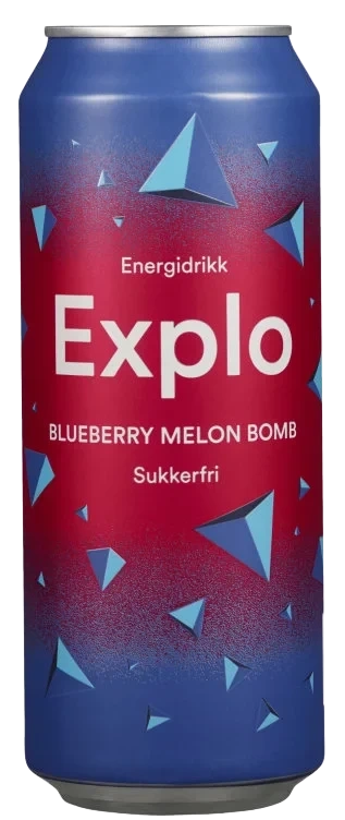 Explo blueberry melon bomb sukkerfri bx 24x0,5l