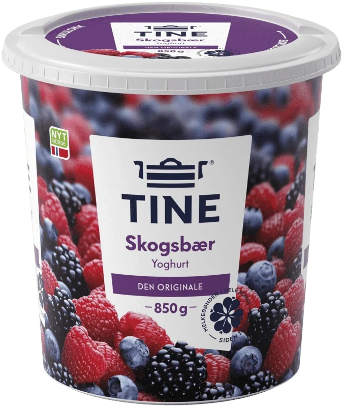 Tine Yoghurt Skogsbær 850g