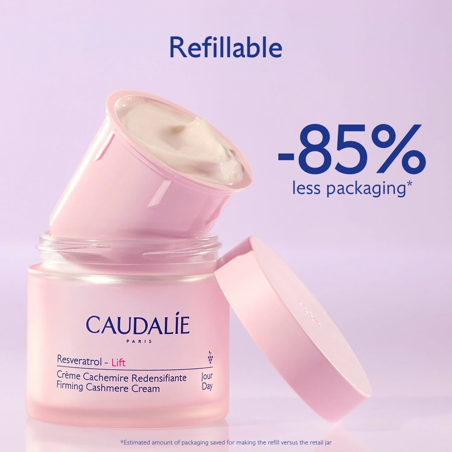 Caudalíe Resveratrol-Lift Firming Cashmere Cream 50 ml
