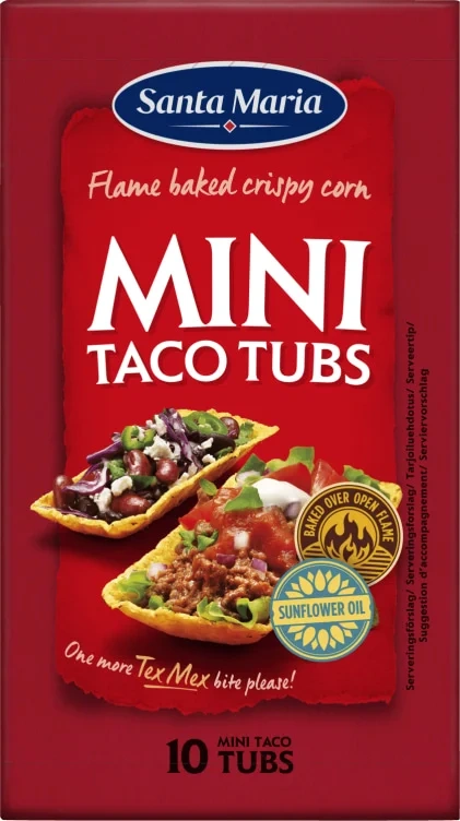 Taco Tubs Mini 86g Santa Maria