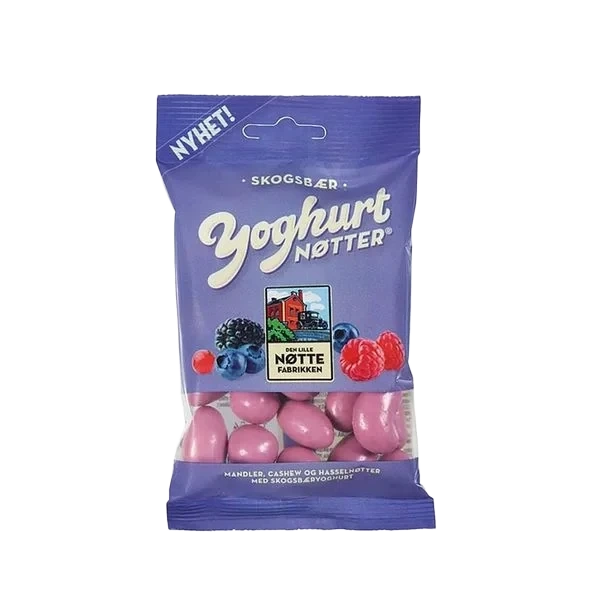 Yoghurtnøtter Skogsbær