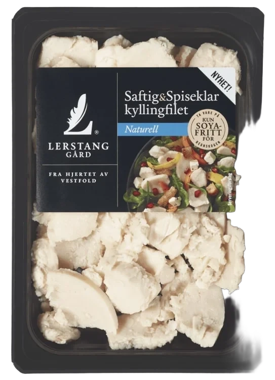 Kyllingfilet Spiseklar180g Lerstang