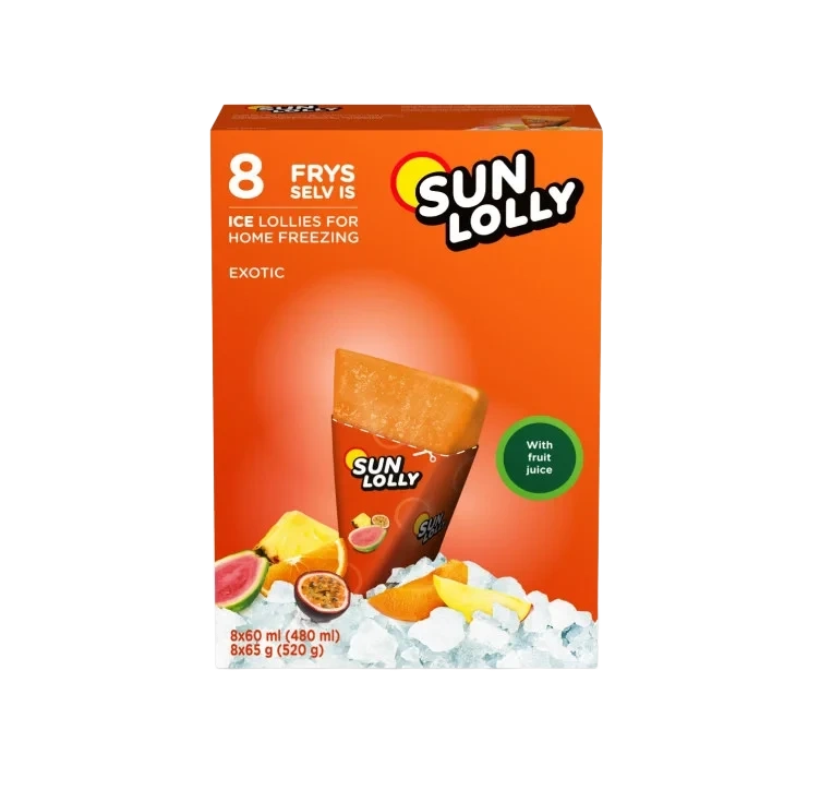Sun Lolly Exotic 8stk