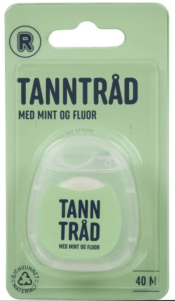 TANNTRÅD M/MINT & FLUOR REMA 1000 40 m