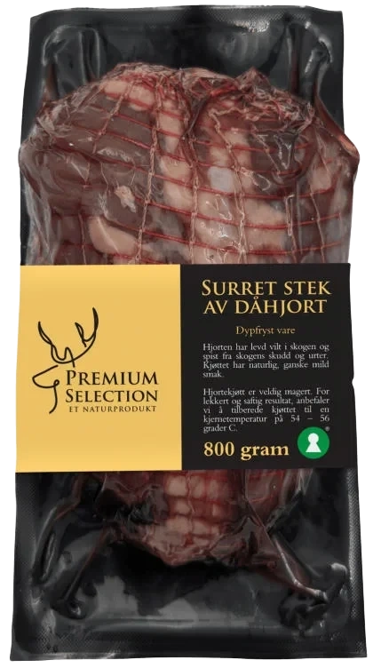 Dåhjort Stek Surret 800g Noridane