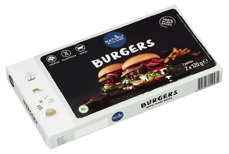 Naturli' burgers   2x120g