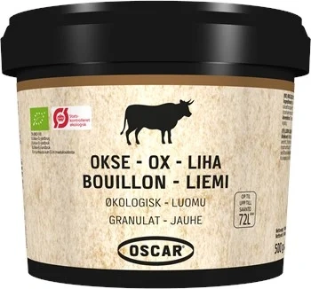 Oxbuljong granulat Ekologisk