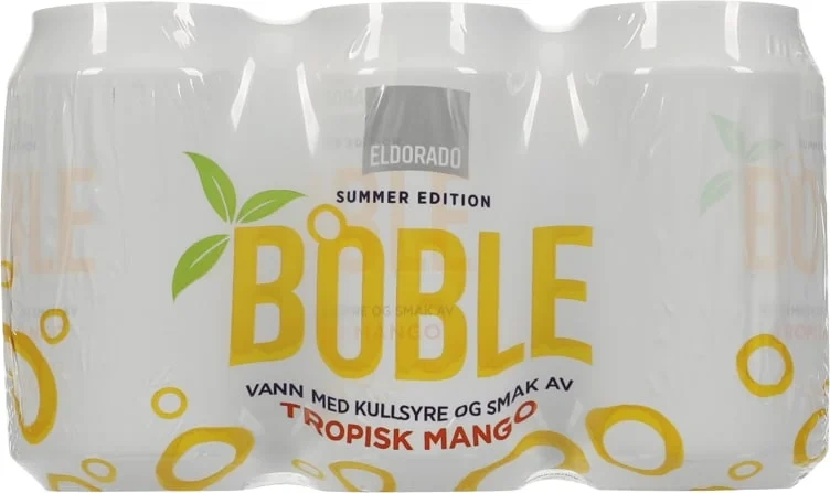 Boble Vann Tropisk Mango 0,33lx6 boks Eldorado