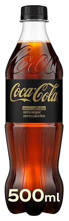 Coca-cola uten sukker koffeinfri pet  24x0,5l