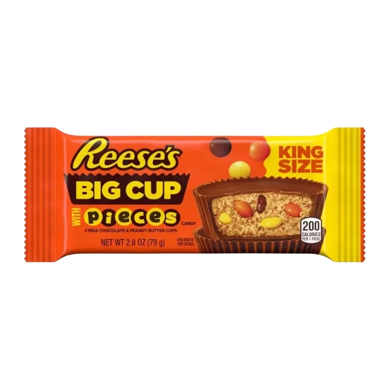 Reese's Peanut Butter Cups with Reese's Pieces King Size 79 g