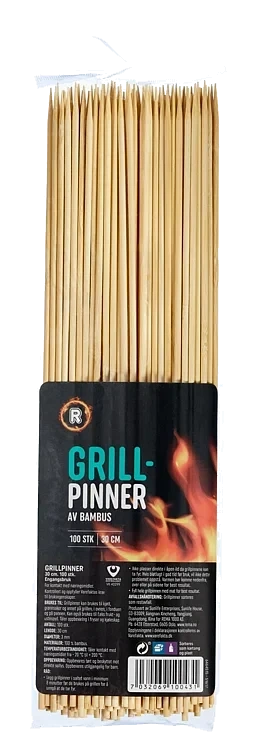 Grillpinner 30cm   100stk