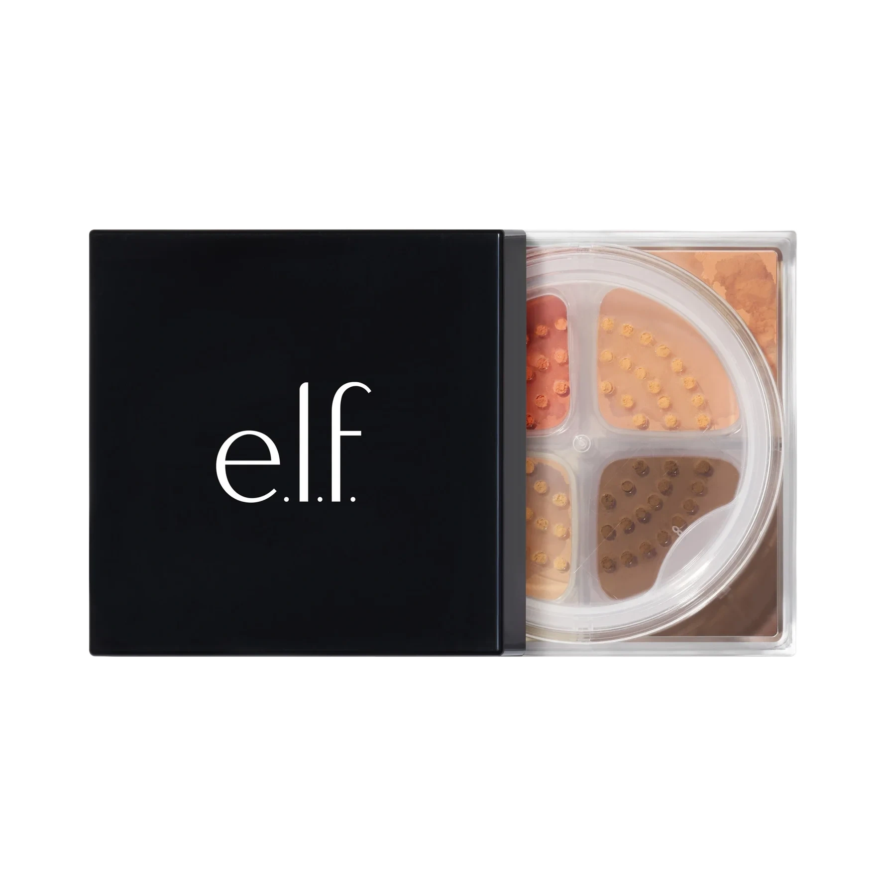 e.l.f. Set it Bright Powder Quad Deep-Rich