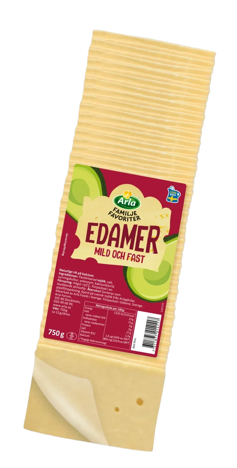 Familjefavoriter Edamer skivad ost 23%