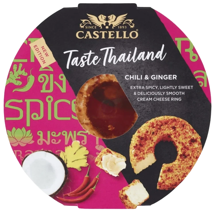 Castello Kremost Chili&Ingefær 125g