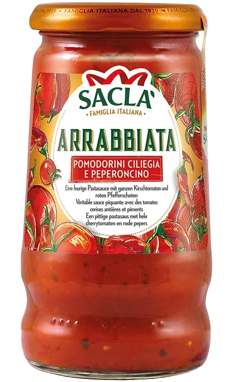 Arabbiata Cherry Tomat Sauce 350g Sacla