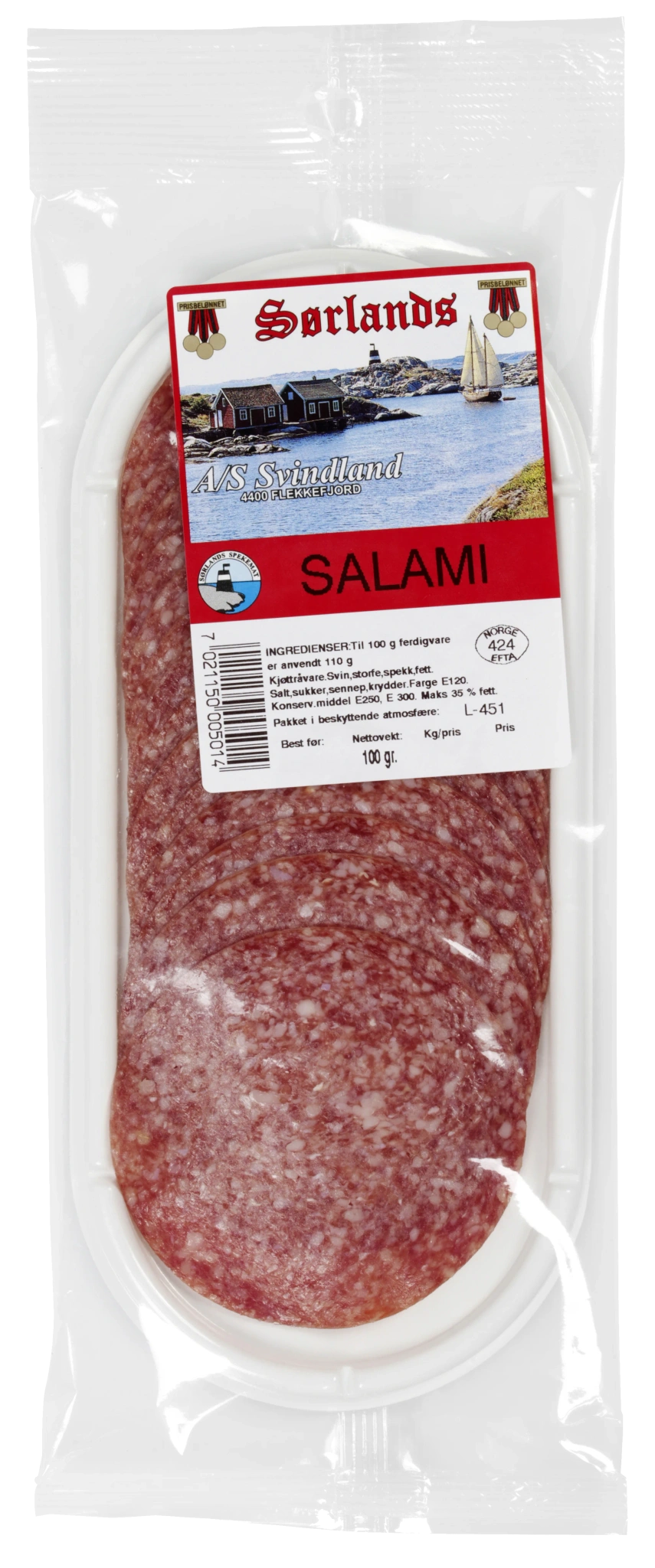 Svindland Salami 100g