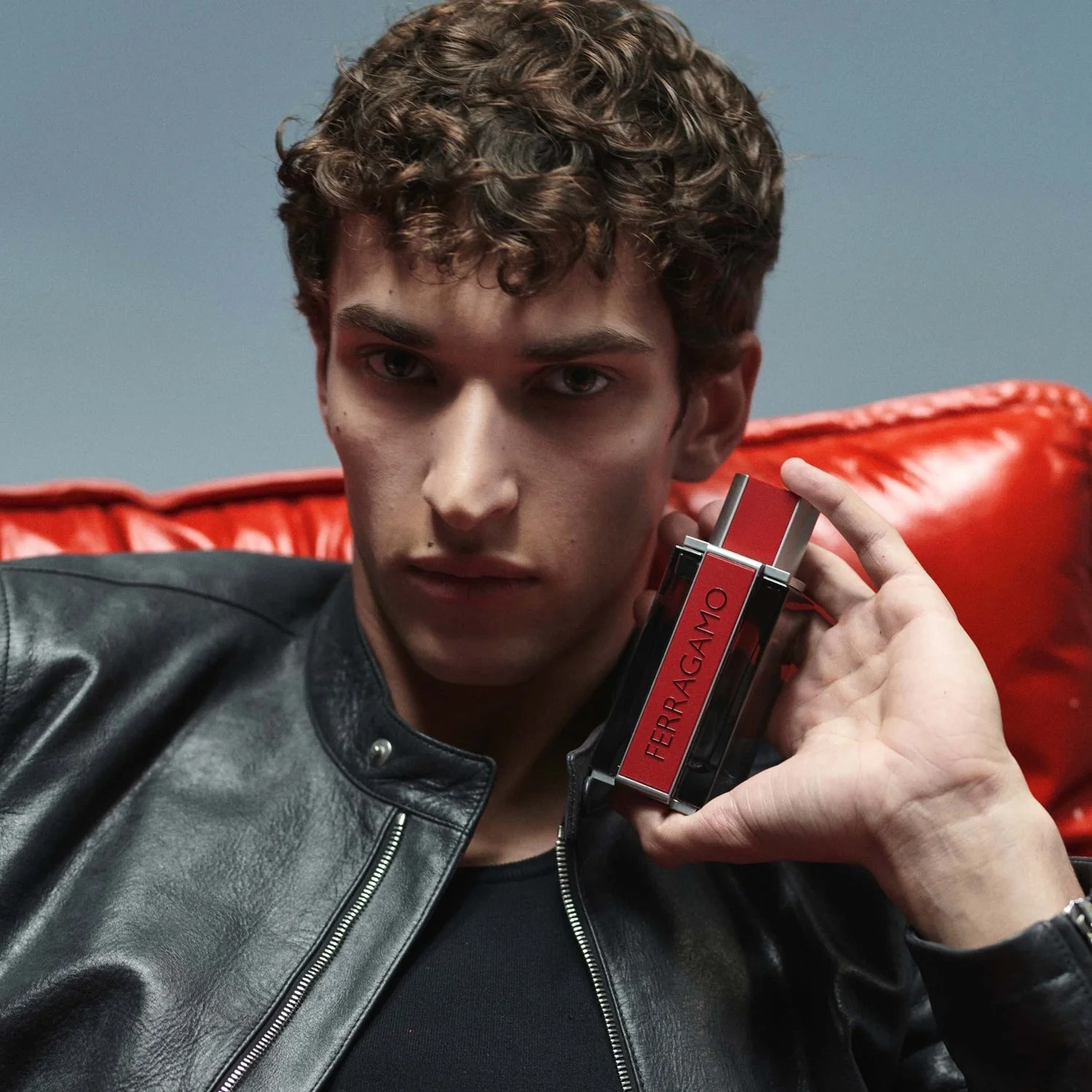 Ferragamo Red Leather