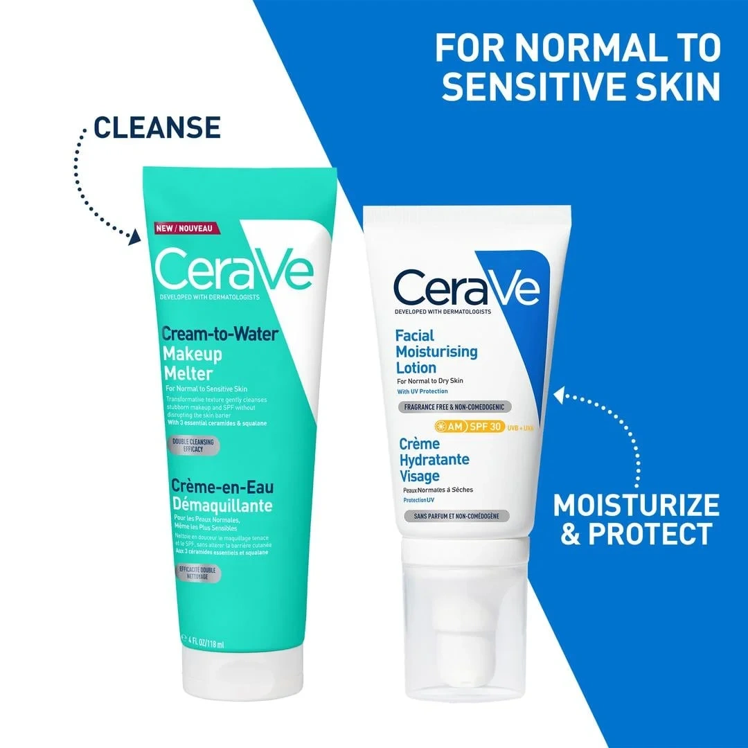 CeraVe Cream-to-Water Makeup Melter, 118 ml