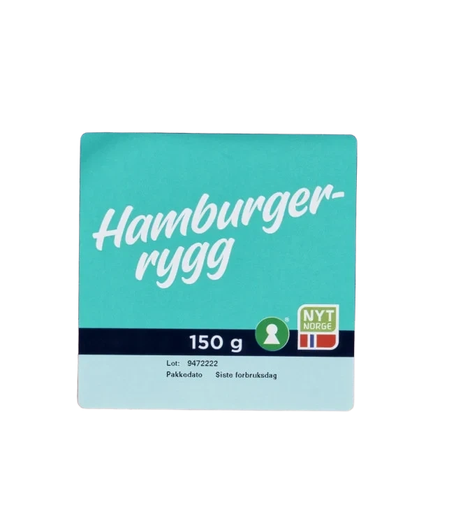 Hamburgerrygg 150g Folkets