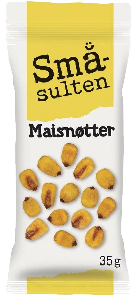 Småsulten maisnøtter  35g