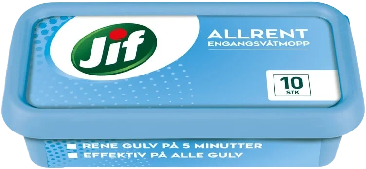 Jif Engangsvåtmopp Allrent 10stk