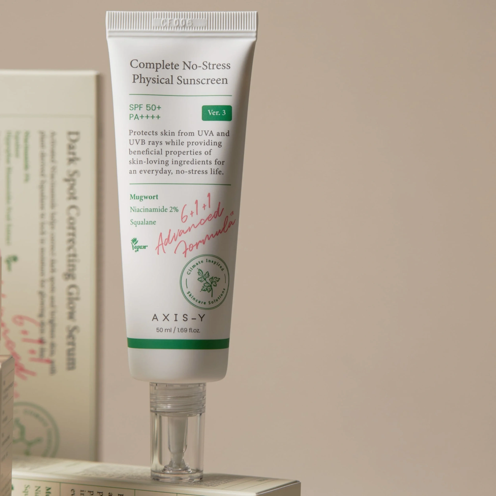 Axis-Y Complete No-Stress Physical Sunscreen V.3, 50 ml