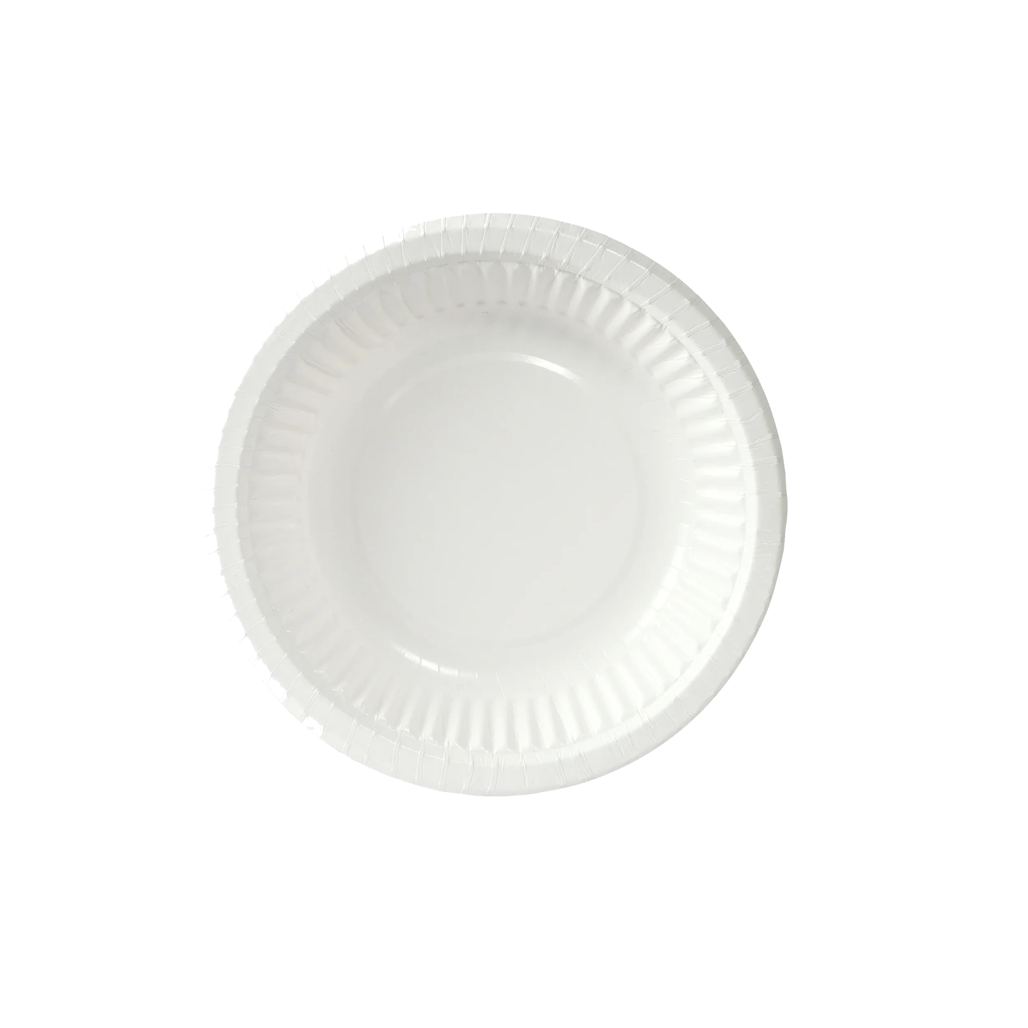 Papperstallrik Vit