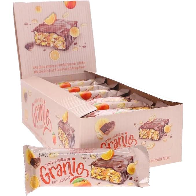 Bar Mjölkchoklad & Apelsin 24-pack