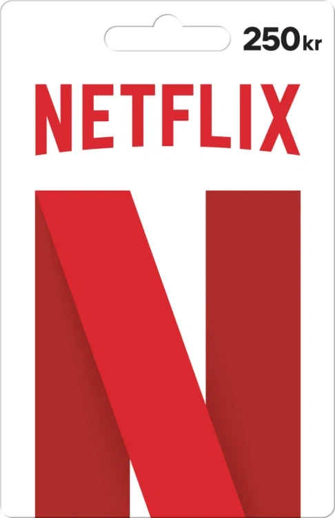 Gavekort Netflix 250nok