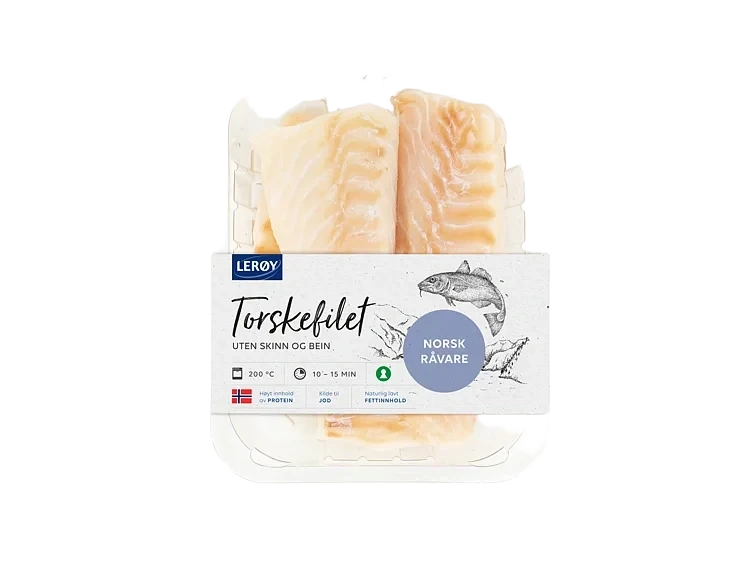 Torskefilet Fersk u/Skinn 400g Lerøy