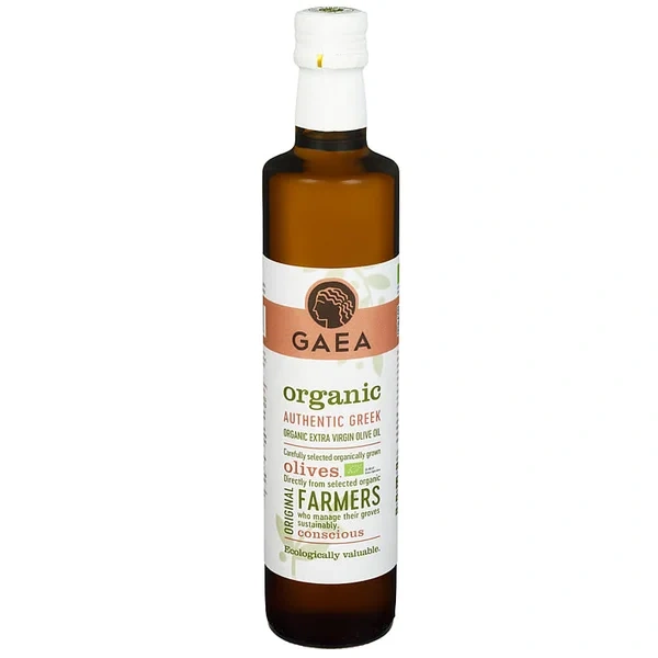 Gaea Organic Extra Virgin Olive Oil 6x500ml