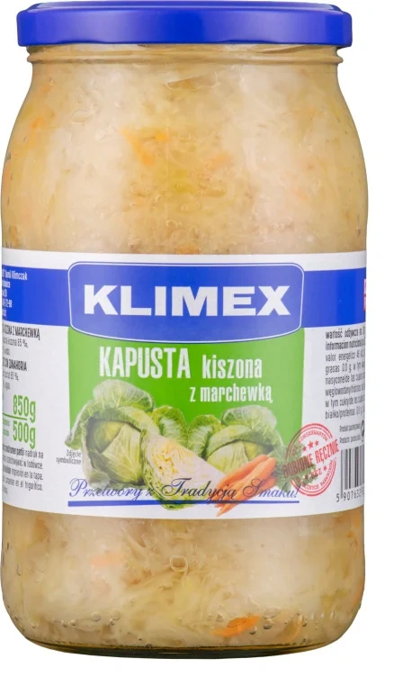 Surkål m/Gulrot 850g Klimex