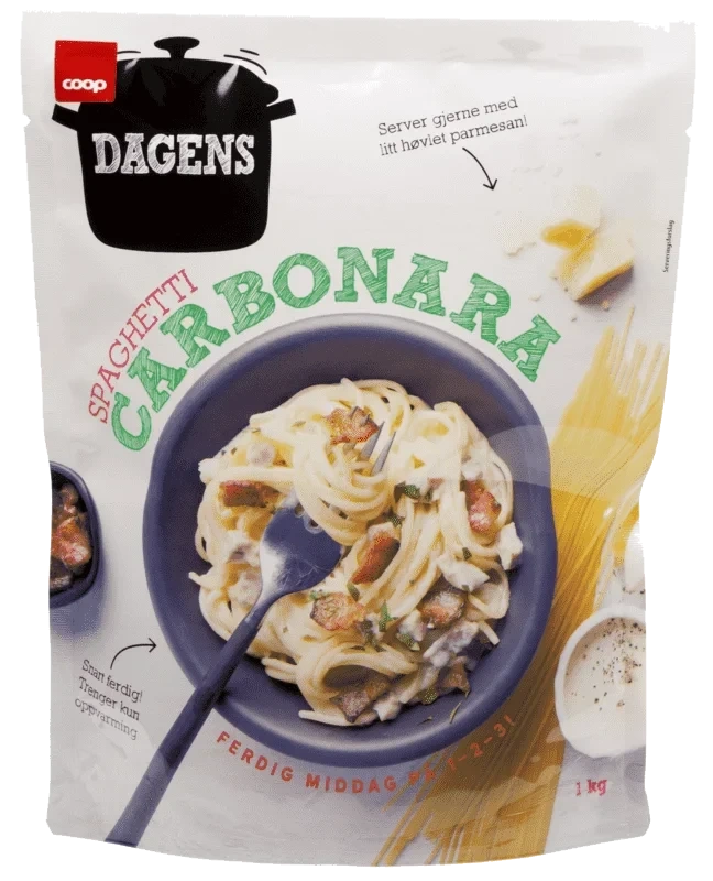 Coop Dagens Spaghetti Carbonara 1kg
