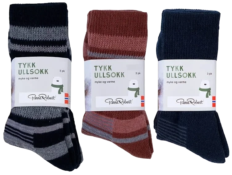 Tykk Ullsokk X3 Kids Mix22 29-36