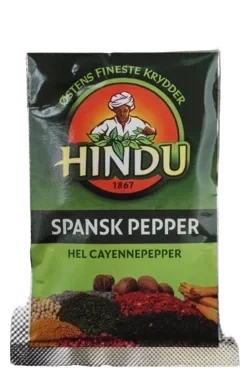 Spansk Pepper Hel Pose Hindu