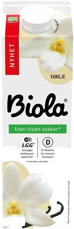 Biola vanilje uten   1000g