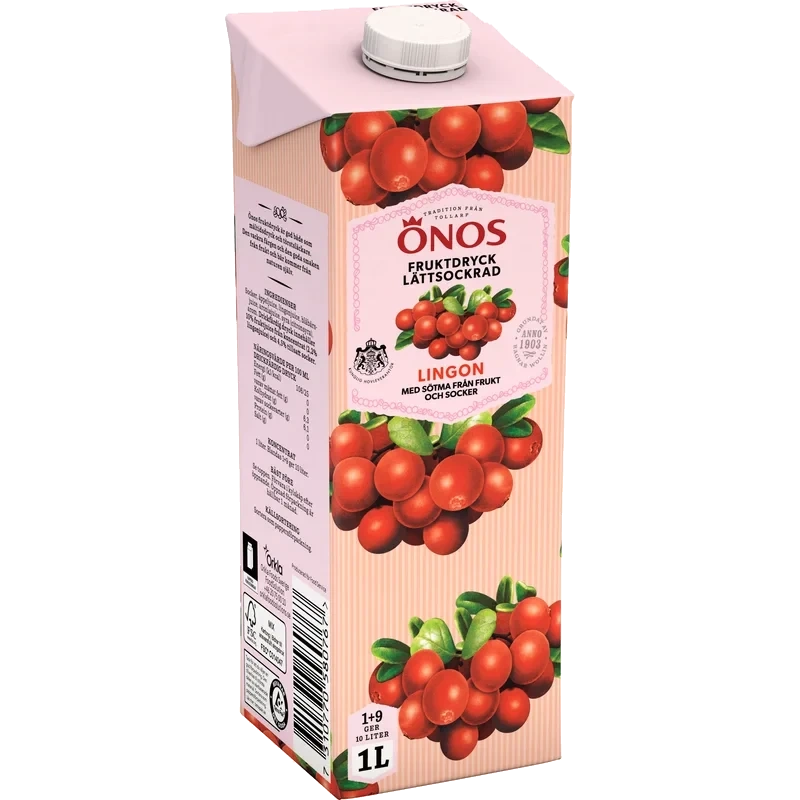 Lingon fruktdryck