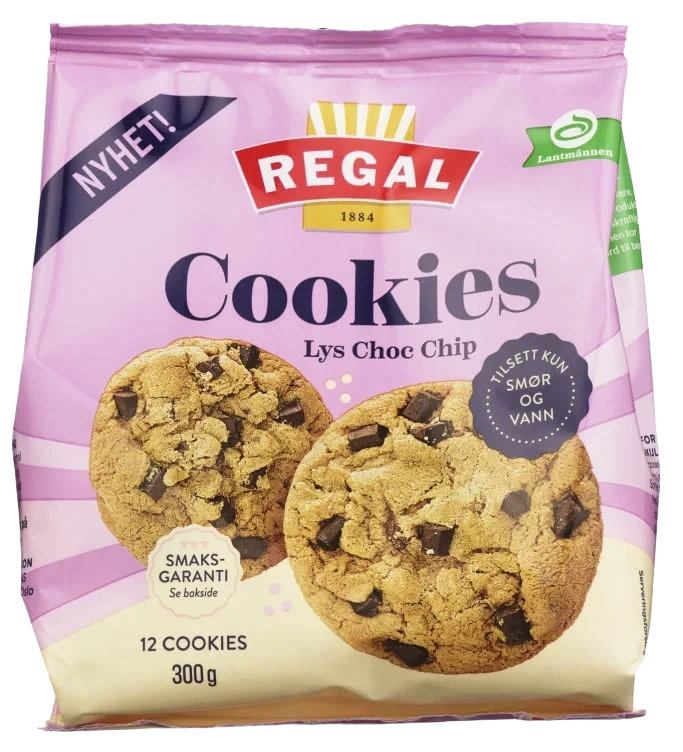 Cookies Lys 300g Regal