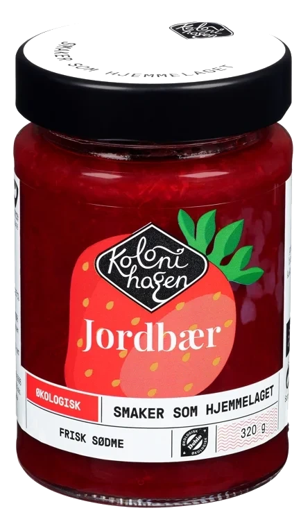 Jordbærsyltetøy økol.  320g