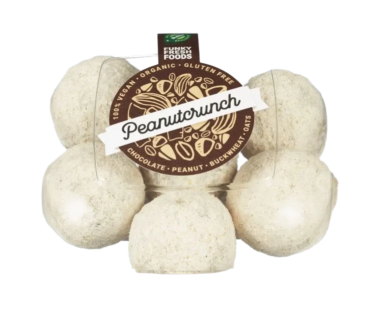 6pk Peanutcrunch 192g Vegan Økologisk Glutenfri