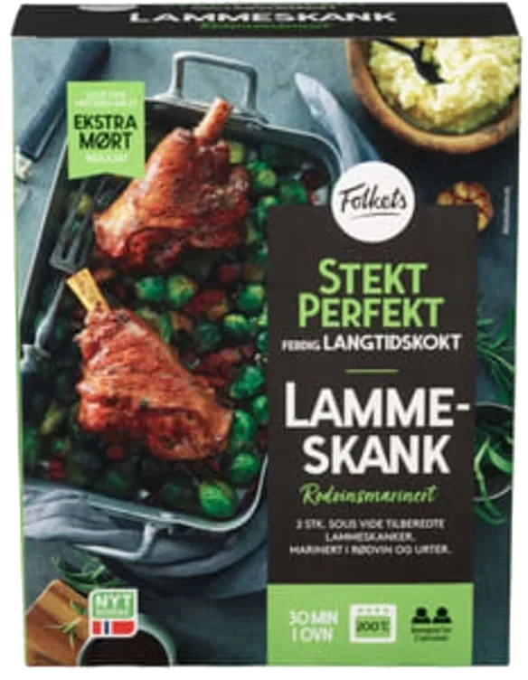 Lammeskank Rødvinsmarinert Ca750g Folkets