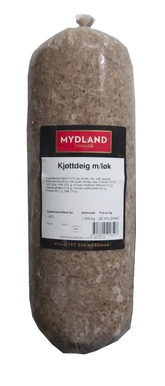 Kjøttdeig m/løk stekt   kg