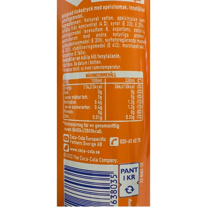 Fanta Orange Zero
