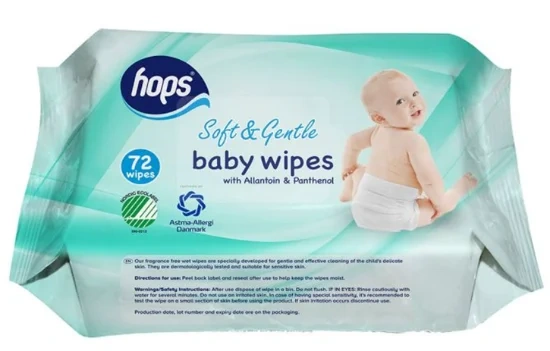 Hops Babywipes Sensitive 72stk