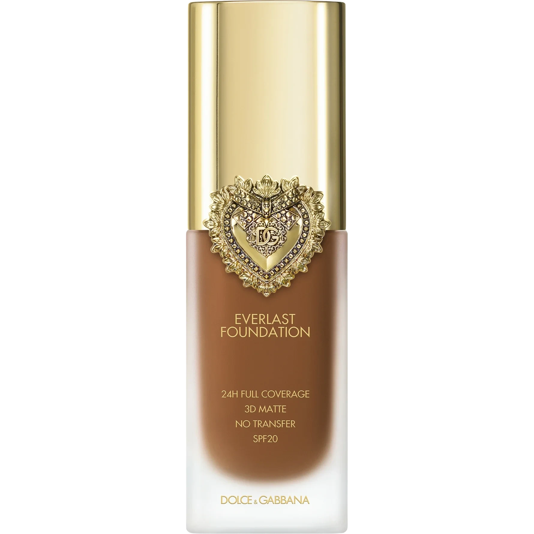 Dolce & Gabbana Everlast Foundation 24H Full Coverage 3D Matte No Transfer SPF20 33N Deep