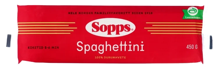 Sopps Spaghettini 450g